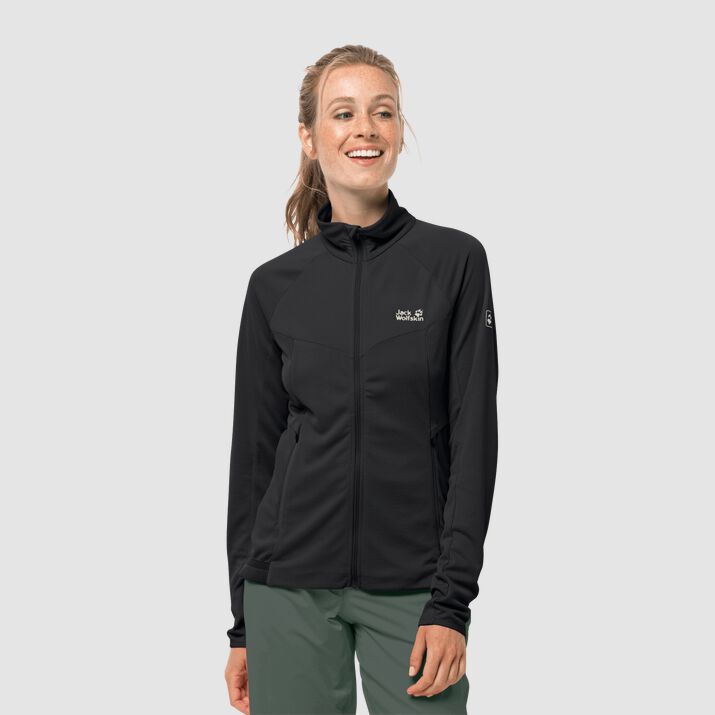 Jack Wolfskin Womens Gradient Cycling Jacket Black 601847CTG